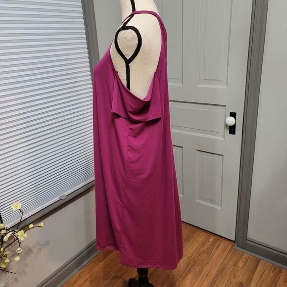 Torrid MINI JERSEY TEE SHIRT DRESS - Purple - Picture 5 of 6